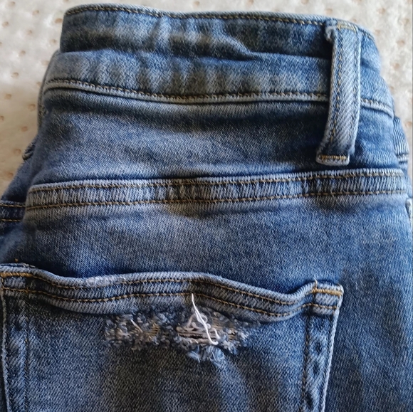 Vervet flying monkey high rise mom Jeans Distressed Denim size 28 - Picture 10 of 12